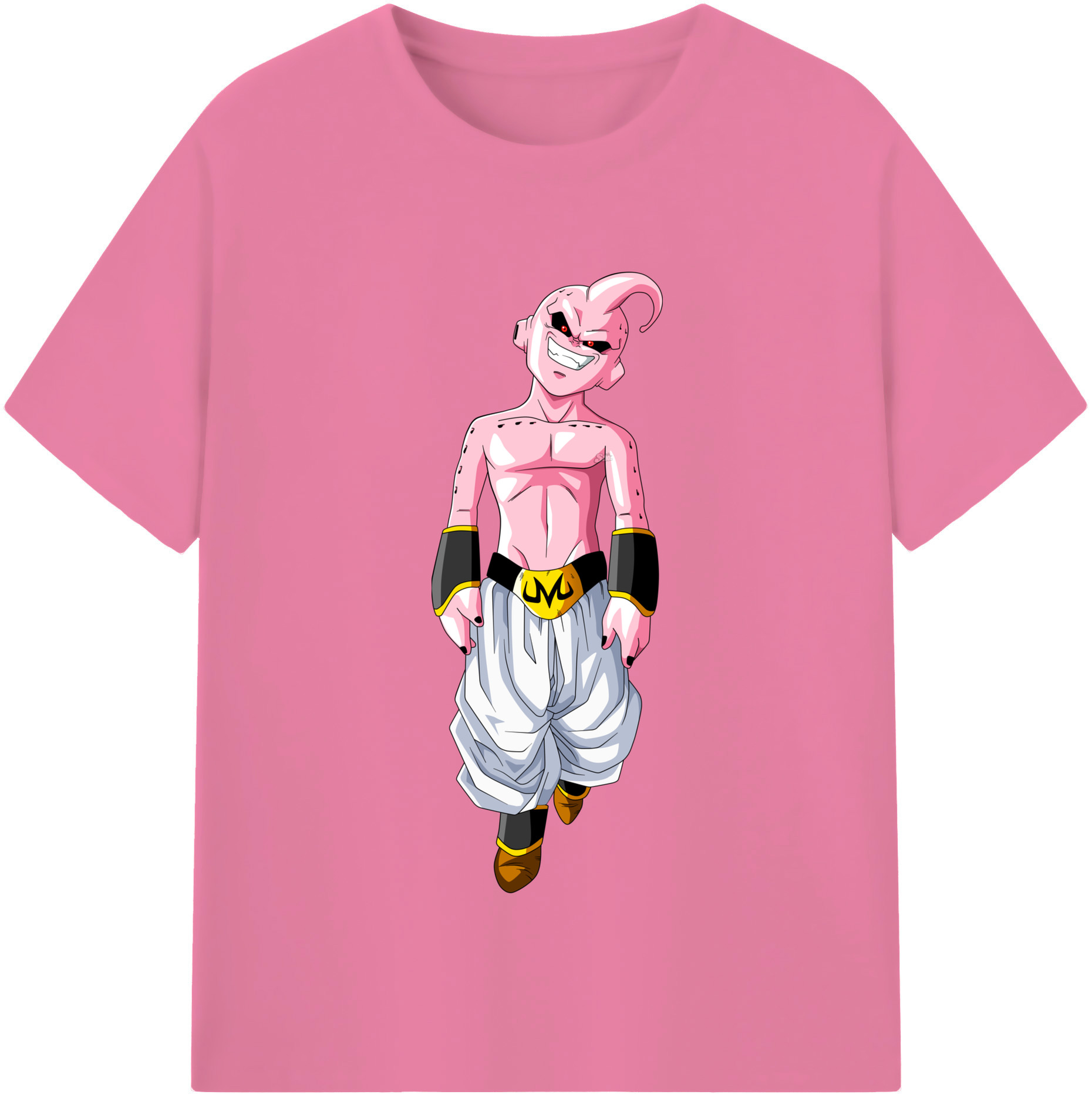 （画像用） ドラゴンボール 魔人ブウ DRAGON BALL Majin Buu 綿100％半袖Tシャツ（フロントプリント）
